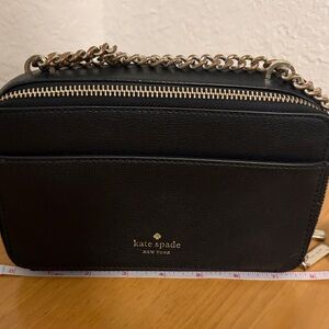EUC Kate Spade Black Leather Crossbody Bag Mini